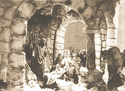 Primer Belén Social, año 1953.