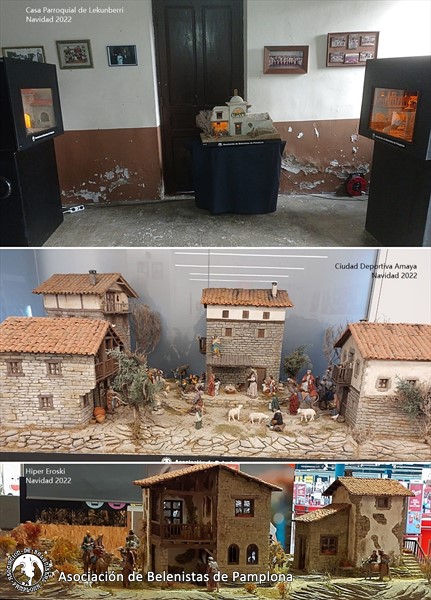 Algunos de los belenes instalados