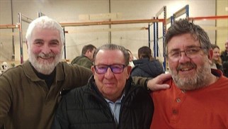 Javier, José Miguel y Antonio