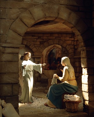 Navidad 2006, exposición de la asociación en los bajos de la parroquia de Cristo Rey