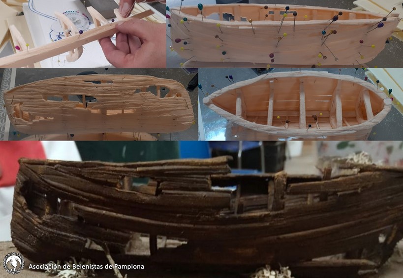Distintas imágenes del proceso de construcción