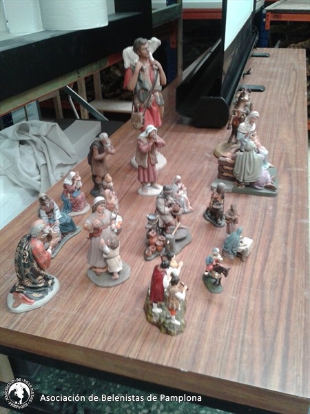 Parte de las figuras utilizadas en la exposición
