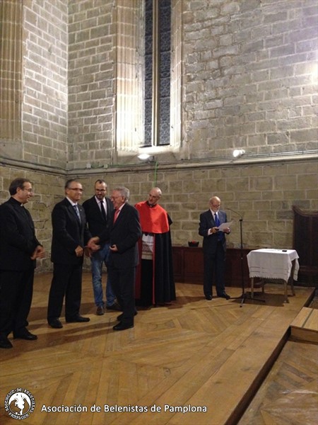 Juan María Lecea recogiendo su medalla.