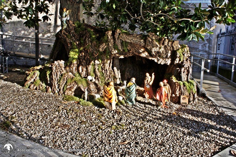 Belén en los jardines de la Mancomunidad